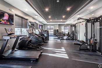 Modern fitness center